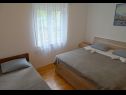 Appartements Zrinko A1(5)-Mali, A2(5)-Veliki Novi Vinodolski - Riviera de Crikvenica  - Appartement - A2(5)-Veliki: chambre &agrave; coucher