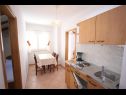 Appartements Nikola - free parking A11(4+1), A12(4) Mlini - Riviera de Dubrovnik  - Appartement - A11(4+1): cuisine salle à manger