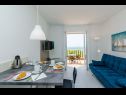 Appartements et chambres Villa Bouganvillea - sea view & garden: A1 Deluxe (2+1), A2 Superior (2+1), A3 Comfort (2+1), A4 Premium (2+1), R1 Deluxe (2), R2 Comfort (2) Mlini - Riviera de Dubrovnik  - Appartement - A1 Deluxe (2+1): salle &agrave; manger