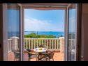 Appartements et chambres Villa Bouganvillea - sea view & garden: A1 Deluxe (2+1), A2 Superior (2+1), A3 Comfort (2+1), A4 Premium (2+1), R1 Deluxe (2), R2 Comfort (2) Mlini - Riviera de Dubrovnik  - Appartement - A1 Deluxe (2+1): terrasse