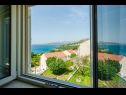 Appartements et chambres Villa Bouganvillea - sea view & garden: A1 Deluxe (2+1), A2 Superior (2+1), A3 Comfort (2+1), A4 Premium (2+1), R1 Deluxe (2), R2 Comfort (2) Mlini - Riviera de Dubrovnik  - Appartement - A3 Comfort (2+1): vue de la fen&ecirc;tre