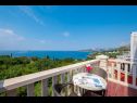 Appartements et chambres Villa Bouganvillea - sea view & garden: A1 Deluxe (2+1), A2 Superior (2+1), A3 Comfort (2+1), A4 Premium (2+1), R1 Deluxe (2), R2 Comfort (2) Mlini - Riviera de Dubrovnik  - Appartement - A4 Premium (2+1): vue de la terrasse