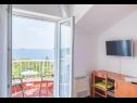 Appartements et chambres Villa Bouganvillea - sea view & garden: A1 Deluxe (2+1), A2 Superior (2+1), A3 Comfort (2+1), A4 Premium (2+1), R1 Deluxe (2), R2 Comfort (2) Mlini - Riviera de Dubrovnik  - Chambre - R2 Comfort (2): intérieur