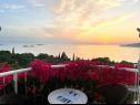 Appartements et chambres Villa Bouganvillea - sea view & garden: A1 Deluxe (2+1), A2 Superior (2+1), A3 Comfort (2+1), A4 Premium (2+1), R1 Deluxe (2), R2 Comfort (2) Mlini - Riviera de Dubrovnik  - Chambre - R2 Comfort (2): vue de la terrasse