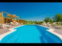 Appartements Marinko - with pool : A1(4+1) , A2(4+1), A Kuca(4+1) Barban - Istrie  - piscine