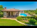 Maisons de vacances Villa Lorena - private pool: H(8) Barban - Istrie  - Croatie  - cour