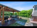 Maisons de vacances Martina - large luxury villa: H(8+2) Labin - Istrie  - Croatie  - terrasse de jardin