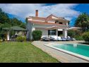 Maisons de vacances Martina - large luxury villa: H(8+2) Labin - Istrie  - Croatie  - piscine