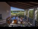 Maisons de vacances Berto - with pool: H(4+2) Pomer - Istrie  - Croatie  - H(4+2): terrasse