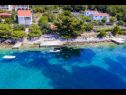 Appartements Lukovac - directly at the beach: A1(6), A2(2+2) Blato - Île de Korcula  - maison
