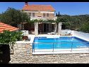 Maisons de vacances Gradina 1 - private pool: H(10+2) Baie Gradina (Vela Luka) - Île de Korcula  - Croatie  - maison