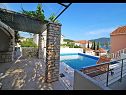 Maisons de vacances Gradina 1 - private pool: H(10+2) Baie Gradina (Vela Luka) - Île de Korcula  - Croatie  - H(10+2): piscine