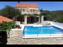 Maisons de vacances Gradina 1 - private pool: H(10+2) Baie Gradina (Vela Luka) - Île de Korcula  - Croatie  - H(10+2): maison