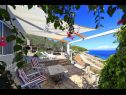Maisons de vacances Doria - perfect location & peaceful: H(3+1) Baie Stiniva (Vela Luka) - Île de Korcula  - Croatie  - H(3+1): terrasse
