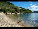 Maisons de vacances Senka1 - pure nature & serenity: H(2) Baie Tudorovica (Vela Luka) - Île de Korcula  - Croatie  - plage