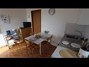 Appartements Kamena A3(2+1) Klimno - Île de Krk  - Appartement - A3(2+1): cuisine salle à manger