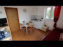 Appartements Kamena A3(2+1) Klimno - Île de Krk  - Appartement - A3(2+1): cuisine salle à manger