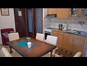 Appartements True SA1(2), A2(6) Malinska - Île de Krk  - Appartement - A2(6): cuisine salle à manger