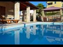 Maisons de vacances Berna - pool house: H(6+1) Malinska - Île de Krk  - Croatie  - piscine