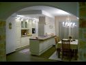 Maisons de vacances Berna - pool house: H(6+1) Malinska - Île de Krk  - Croatie  - H(6+1): cuisine salle à manger