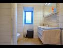Appartements Insula Insule - rustic & peaceful: SA1(2+1), SA2(2+1) Skrbcici - Île de Krk  - Studio appartement - SA1(2+1): salle de bain W-C