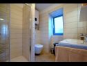Appartements Insula Insule - rustic & peaceful: SA1(2+1), SA2(2+1) Skrbcici - Île de Krk  - Studio appartement - SA1(2+1): salle de bain W-C