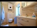 Appartements Insula Insule - rustic & peaceful: SA1(2+1), SA2(2+1) Skrbcici - Île de Krk  - Studio appartement - SA2(2+1): salle de bain W-C