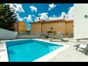 Maisons de vacances Krk - with private pool: H(6+2) Soline - Île de Krk  - Croatie  - piscine (maison et environs)