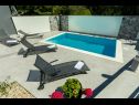 Maisons de vacances Krk - with private pool: H(6+2) Soline - Île de Krk  - Croatie  - piscine