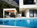 Appartements Villa Esse - heated pool & seaview: A1(2+2), A2(4+2), A3(2+2), A4(4+2), A5(2+2) Baska Voda - Riviera de Makarska  - piscine