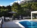 Appartements Villa Esse - heated pool & seaview: A1(2+2), A2(4+2), A3(2+2), A4(4+2), A5(2+2) Baska Voda - Riviera de Makarska  - piscine