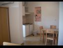 Appartements Josip II - 150 m from beach with free parking: SA4(2+1), SA5(3), A6(4) Baska Voda - Riviera de Makarska  - Appartement - A6(4): cuisine salle à manger