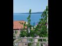 Appartements Josip - 150 m from beach with free parking A1(3), A2(5), A3(2+2) Baska Voda - Riviera de Makarska  - Appartement - A3(2+2): vue sur la mer