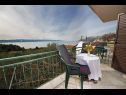 Appartements Panorama - terrace with sea view: A1(4) Brela - Riviera de Makarska  - maison