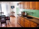 Appartements Ante - seaview A1(5), SA2(3), SA3(2+1) Brela - Riviera de Makarska  - Appartement - A1(5): cuisine salle à manger