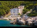 Appartements Draga - 10 m from sea: A1(4+2), A2(2+2) Brela - Riviera de Makarska  - maison