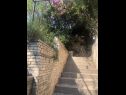 Appartements Secret garden - seaview: A1(4), A2(2) Brela - Riviera de Makarska  - escalier