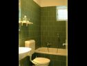 Appartements Secret garden - seaview: A1(4), A2(2) Brela - Riviera de Makarska  - Appartement - A1(4): salle de bain W-C