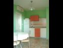 Appartements Secret garden - seaview: A1(4), A2(2) Brela - Riviera de Makarska  - Appartement - A2(2): cuisine salle à manger