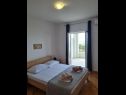 Appartements Ante - amazing sea view: A1(4) Brela - Riviera de Makarska  - Appartement - A1(4): chambre &agrave; coucher