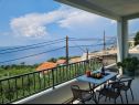 Appartements Ante - amazing sea view: A1(4) Brela - Riviera de Makarska  - Appartement - A1(4): terrasse