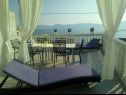Appartements Jure - terrace with amazing sea view: A1 Leona (6+2), A2 Ivano (6+2) Brist - Riviera de Makarska  - maison