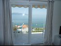 Appartements Kate - 20m from the beach: A1(2+2), A2(2+2) Brist - Riviera de Makarska  - Appartement - A2(2+2): terrasse