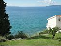 Appartements Sea View - cosy & comfortable: A2 Zaborke(4), A4 Somina(2+2) Brist - Riviera de Makarska  - vue