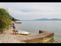 Appartements Sea View - cosy & comfortable: A2 Zaborke(4), A4 Somina(2+2) Brist - Riviera de Makarska  - plage