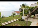 Appartements Sea View - cosy & comfortable: A2 Zaborke(4), A4 Somina(2+2) Brist - Riviera de Makarska  - Appartement - A2 Zaborke(4): vue de la terrasse