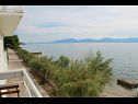 Appartements Bale - right at the beach: A1 Plaza(4) Brist - Riviera de Makarska  - Appartement - A1 Plaza(4): vue du balcon