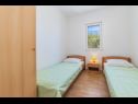 Appartements Horizont - 150 m from pebble beach: A1-Filip(4+2), A2-Mario(4+2) Brist - Riviera de Makarska  - Appartement - A1-Filip(4+2): chambre &agrave; coucher