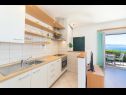 Appartements Horizont - 150 m from pebble beach: A1-Filip(4+2), A2-Mario(4+2) Brist - Riviera de Makarska  - Appartement - A2-Mario(4+2): cuisine
