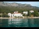 Appartements Sea View - cosy & comfortable: A2 Zaborke(4), A4 Somina(2+2) Brist - Riviera de Makarska  - maison